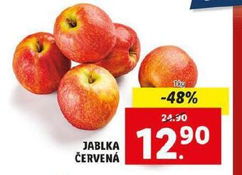 Lidl Jablka červená nabídka