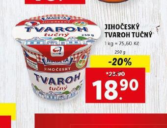 Lidl Jihočeský tvaroh tučný nabídka