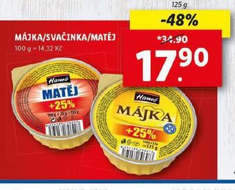Lidl Hamé májka, matěj, svačinka hamé nabídka