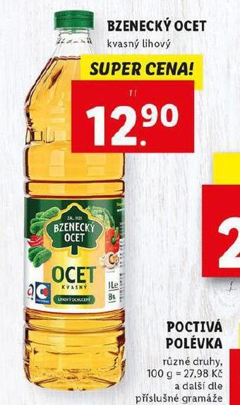 Lidl Bzenecký ocet nabídka