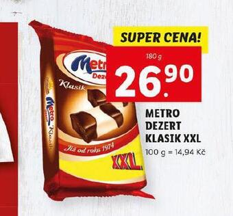 Lidl Metro dezert klasik xxl nabídka