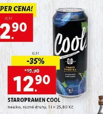 Lidl Pivo staropramen cool nealko nabídka