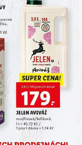 Lidl Jelen aviváž nabídka