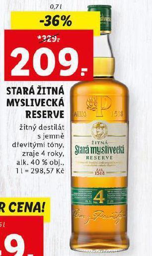Lidl Stará žitná myslivecká reserve nabídka
