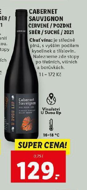 Lidl Cabernet sauvignon nabídka