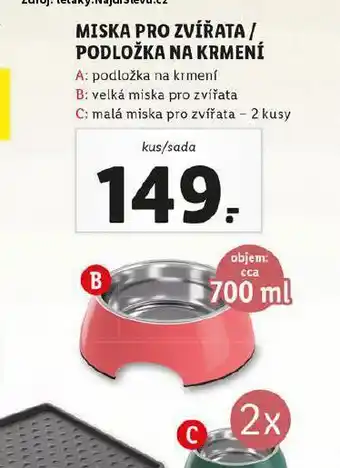 Lidl Miska pro zvířata nabídka