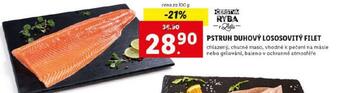 Lidl Pstruh duhový lososvitý filet nabídka