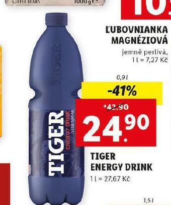 Lidl Tiger energy drink nabídka