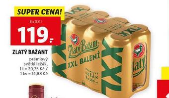 Lidl Pivo zlatý bažant nabídka