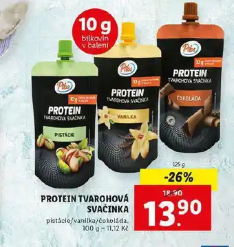 Lidl Proteinová tvarohová svačinka nabídka