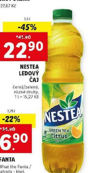 Lidl Nestea ledový čaj nabídka