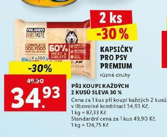 Lidl Orlando kapsičky pro psy nabídka