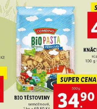 Lidl Bio těstoviny nabídka