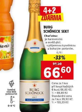Lidl Burg schöneck sekt nabídka