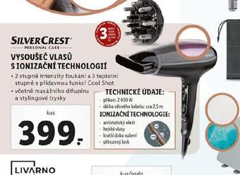 Vysoušeč vlasů s ionizační technologií