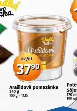Coop Arašídová pomazánka nabídka
