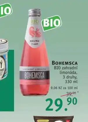 Rossmann Bohemsca bio zahradní limonáda nabídka