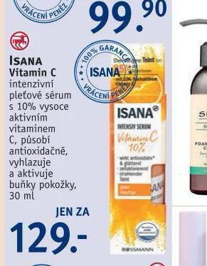 Rossmann Isana vitamin c pleťové sérum nabídka