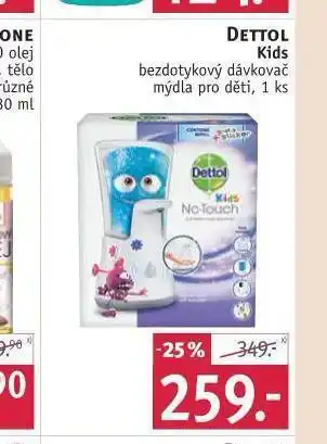 Rossmann Dettol kids bezdotykový dávkovač nabídka