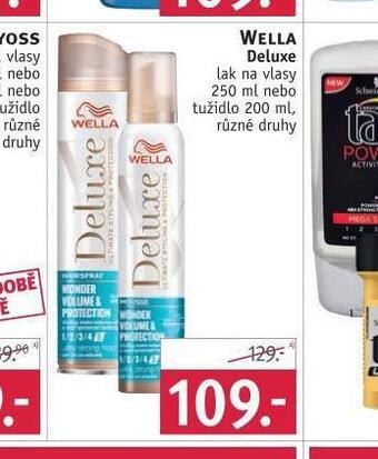 Rossmann Wella deluxe lak, tužidlo nabídka