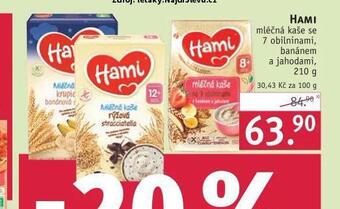 Rossmann Hami mléčná kaše nabídka