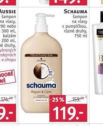 Rossmann Schauma šampon nabídka