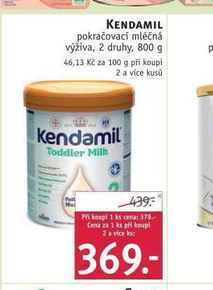 Rossmann Kendamil pokračovací mléčný výživa nabídka
