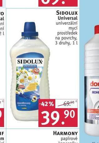 Rossmann Sidolux universal mycí prostředek nabídka