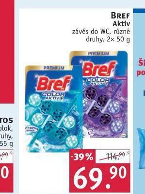 Rossmann Bref aktiv závěs do wc nabídka
