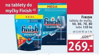 Rossmann Finish tablety do myčky nabídka