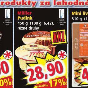 Norma Müller puding nabídka