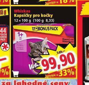 Norma Whiskas kapsičky pro kočky nabídka