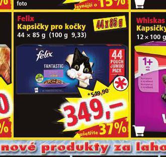 Norma Felix kapsičky pro kočky nabídka