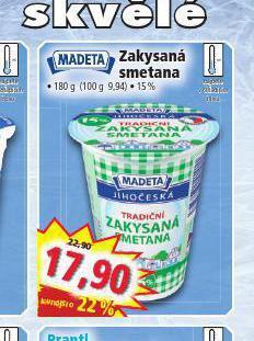 Norma Zakysaná smetana nabídka