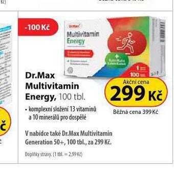 Dr. Max Dr.max multivitamin energy nabídka
