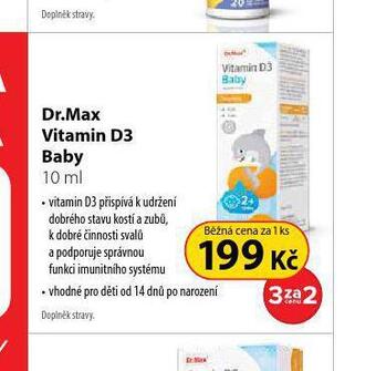 Dr. Max Dr. max vitamin d3 baby nabídka