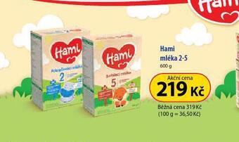 Dr. Max Hami mléko 2-5 nabídka