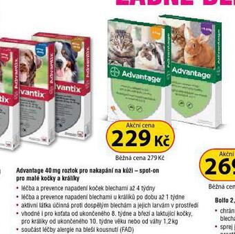 Dr. Max Advantage roztok pro nakapání na kůží pro kočky a králíky nabídka