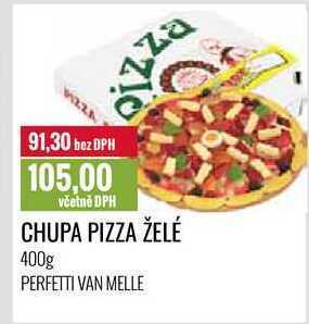 Ratio Chupa pizza želé, 400 g nabídka