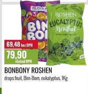 Ratio Bonbony roshen, 1 kg nabídka