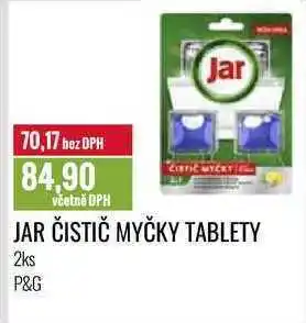 Jar čistič myčky tablety, 2 ks