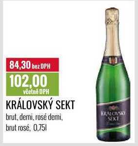 Ratio Královský sekt, 0,75 l nabídka