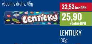 Ratio Lentilky 130 g nabídka