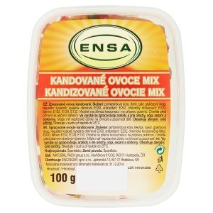 Ratio Ensa kandované ovoce mix 100g nabídka
