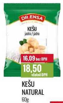 Ratio Kešu natural 60g nabídka