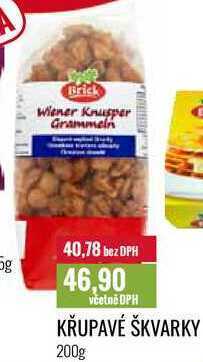 Ratio Křupavé škvarky 200g nabídka