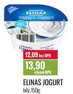 Ratio Elinas jogurt bílý, 150g nabídka