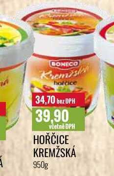 Ratio Hořčice kremžská 950g nabídka