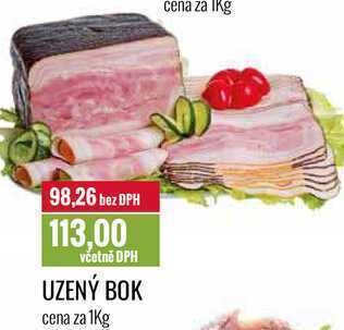 Ratio Uzený bok cena za 1kg nabídka