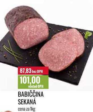 Ratio Babiččina sekaná cena za 1kg nabídka